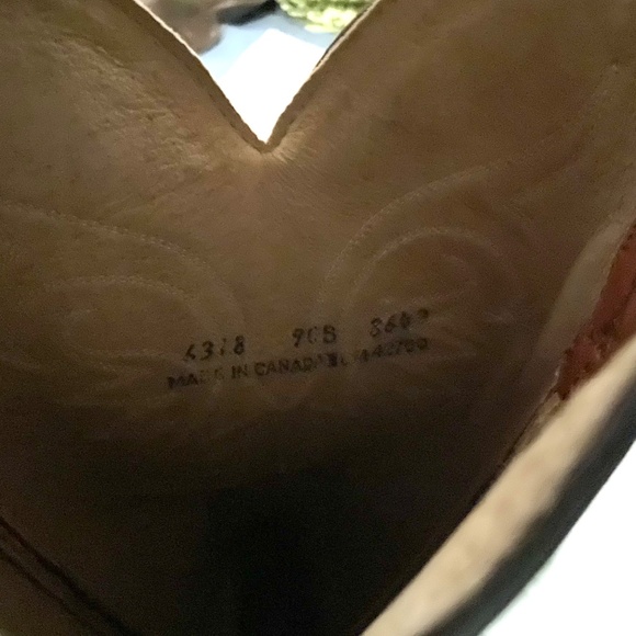 ‘MADE IN CANADA ‘’  COWBOY BOOTS  UNISEX - Picture 6 of 13